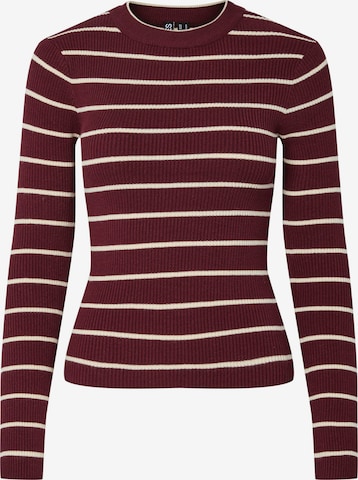 Pullover di PIECES in rosso: frontale