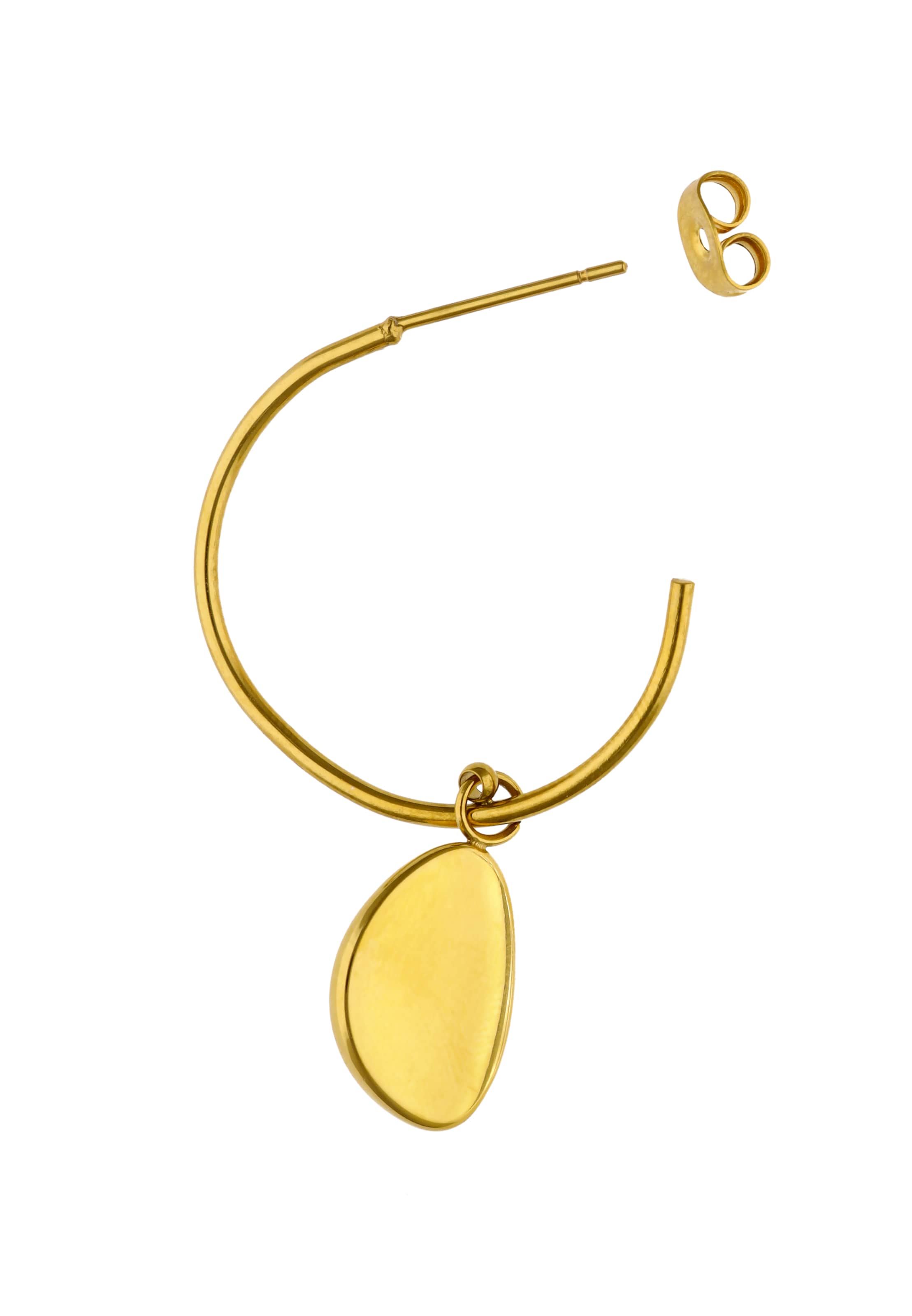 Boucles d'oreilles usha WHITE LABEL en or