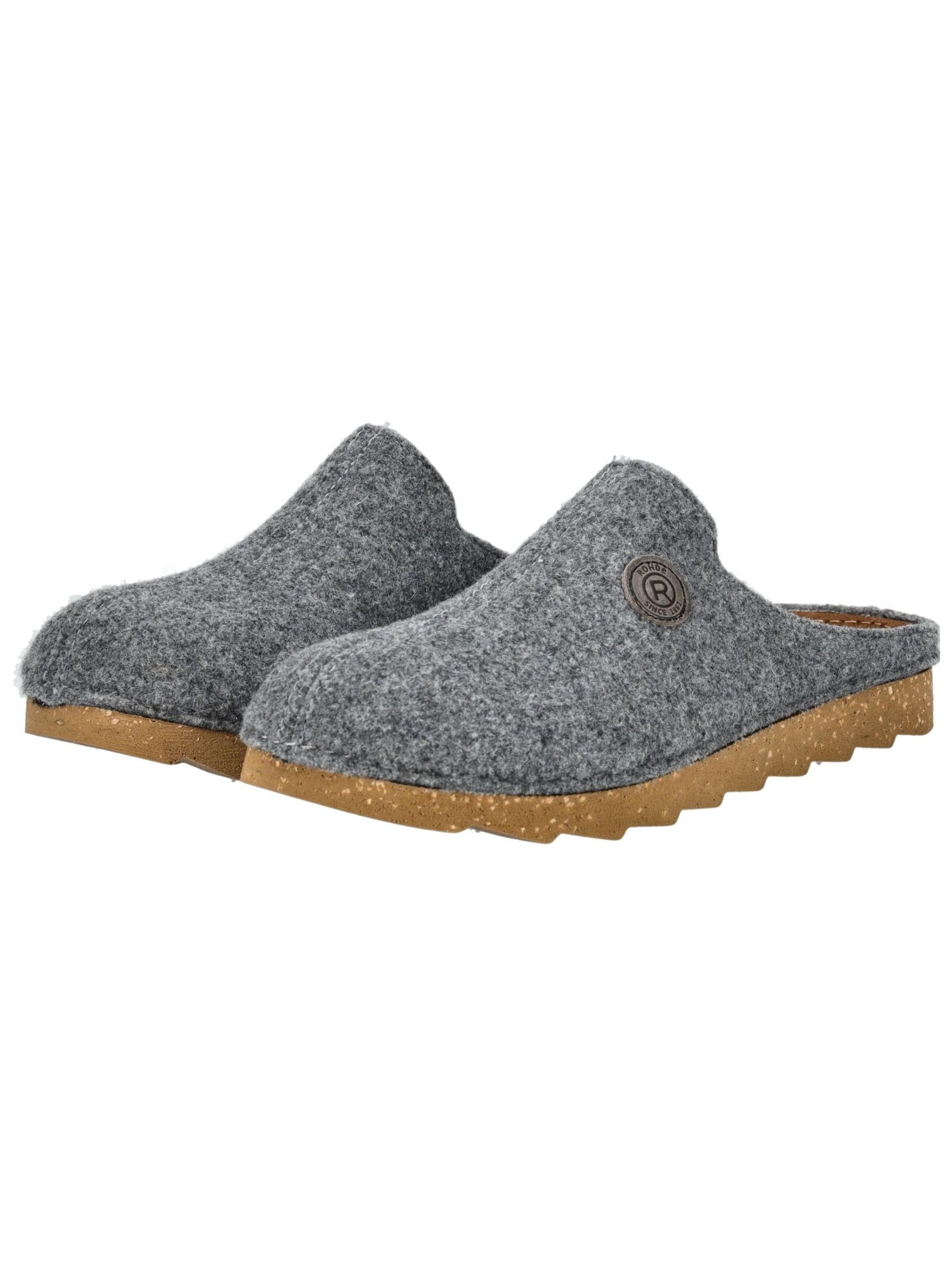 ROHDE Hausschuh in Grau