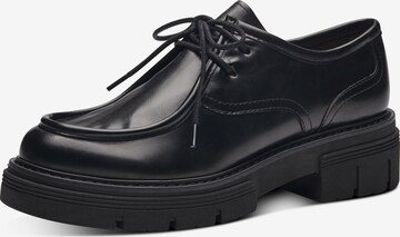 MARCO TOZZI Lace-Up Shoes in Black: front