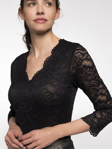 SPIETH & WENSKY Klederdracht blouse 'Bellinda' in Zwart