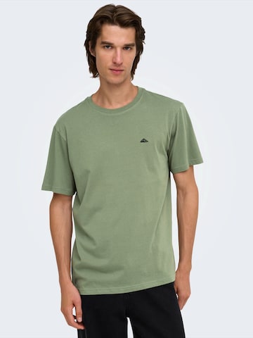 Maglietta 'ONSJeff' di Only & Sons in verde