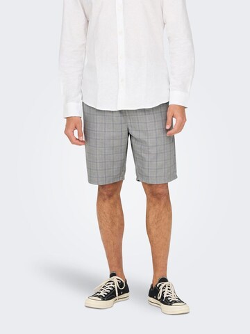 Regular Pantalon Only & Sons en gris