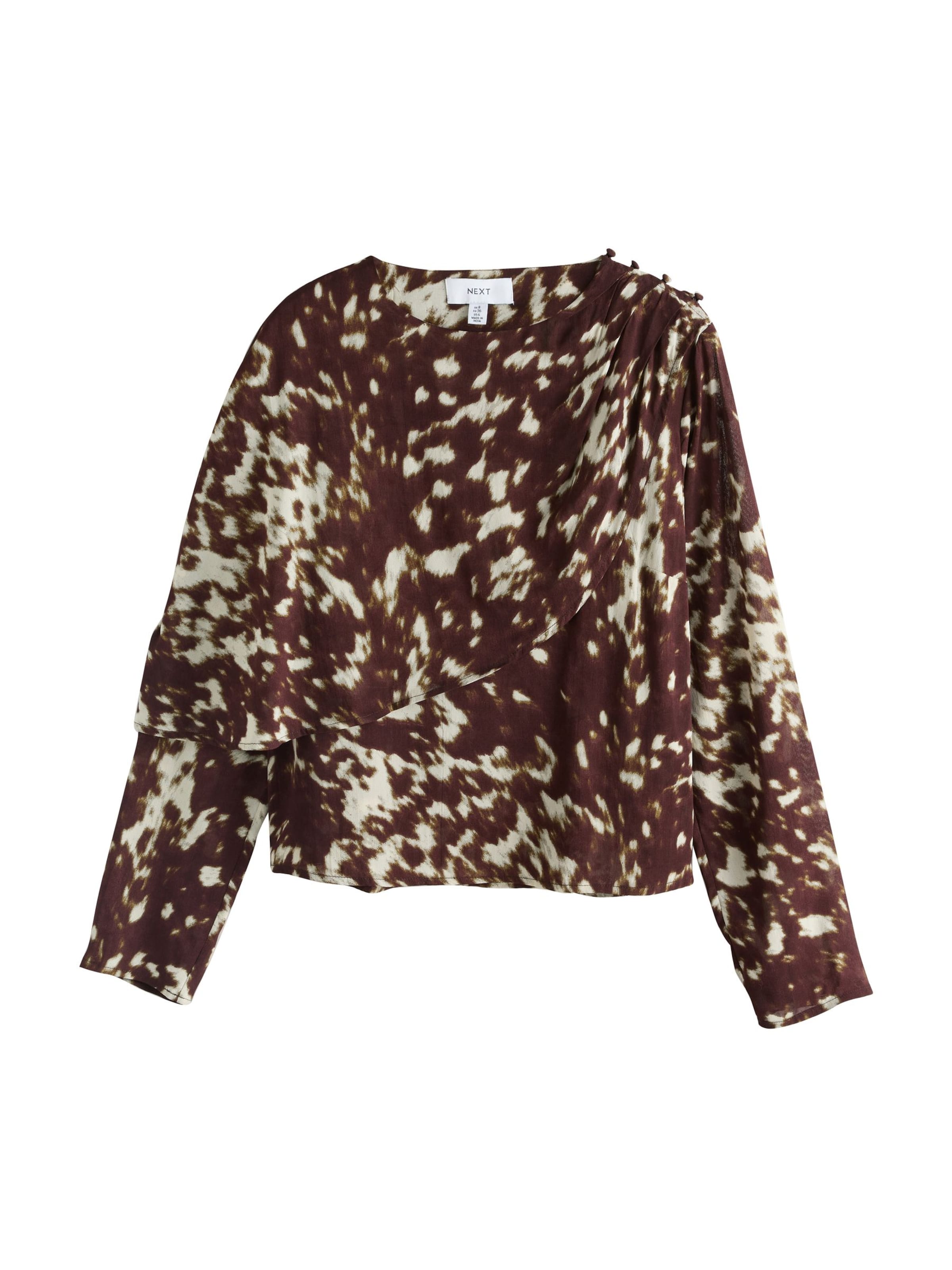 Next Blouse in Brown: front