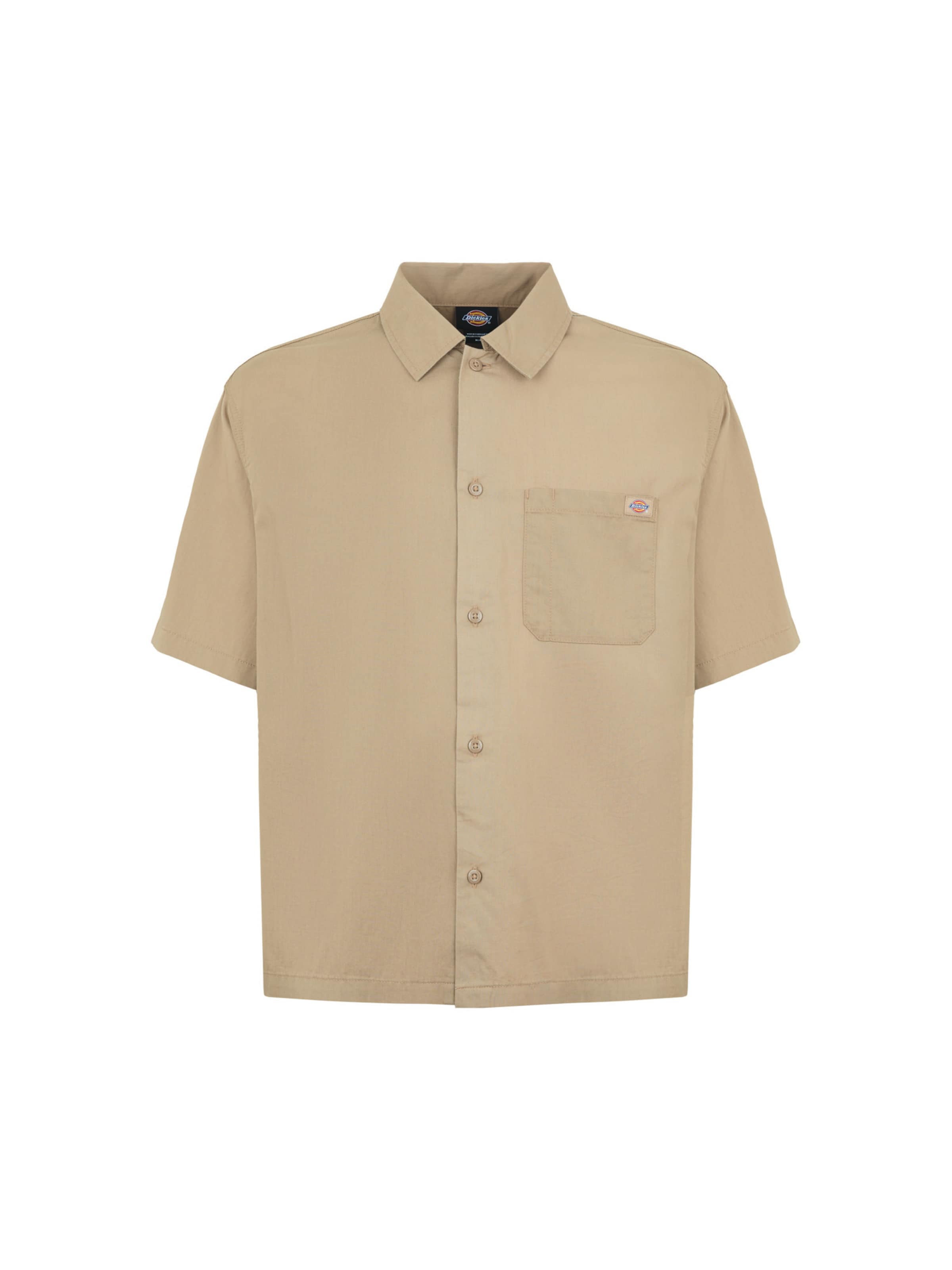 DICKIES Средняя посадка Рубашка 'Lynville' в Бежевый: спереди