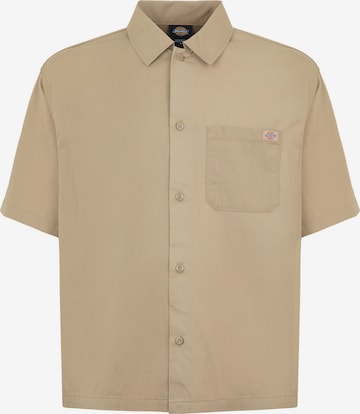 DICKIESRegular Fit Košulja 'Lynville' - bež boja: prednji dio