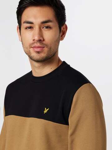 Lyle & Scott Sweatshirt 'Yoke' in Beige