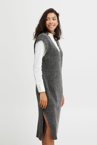 b.young Knitted dress 'Mayly' in Grey: front