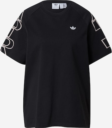 ADIDAS ORIGINALS Shirt in Schwarz: front