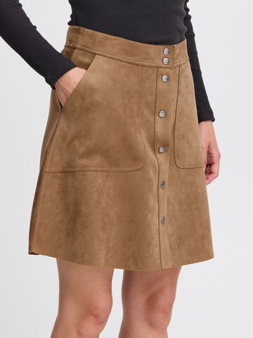 Jupe 'June' Oxmo en marron