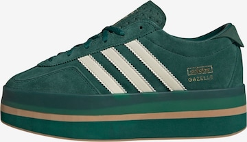 ADIDAS ORIGINALS Низкие кроссовки 'Gazelle Stack' в Зеленый: спереди