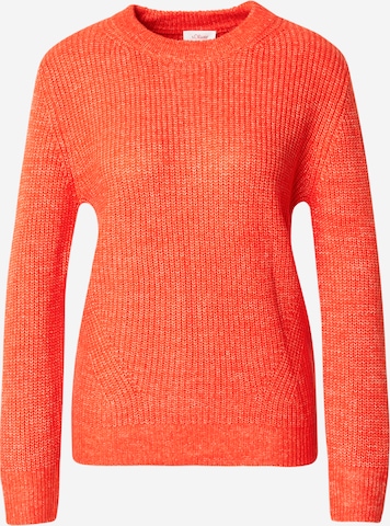 Pull-over s.Oliver en orange : devant