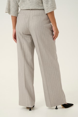 Kaffe Wide Leg Hose 'KAKaysa' in Grau