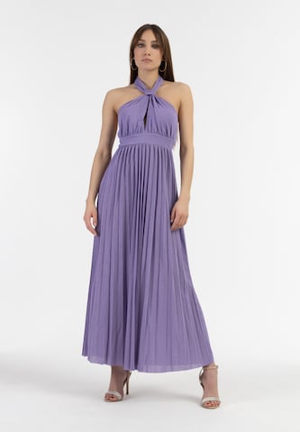 faina Společenské šaty – fialová: přední strana