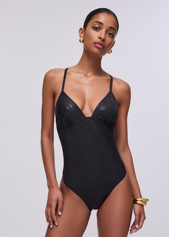 Triangolo Bikini di Liu Jo in nero: frontale