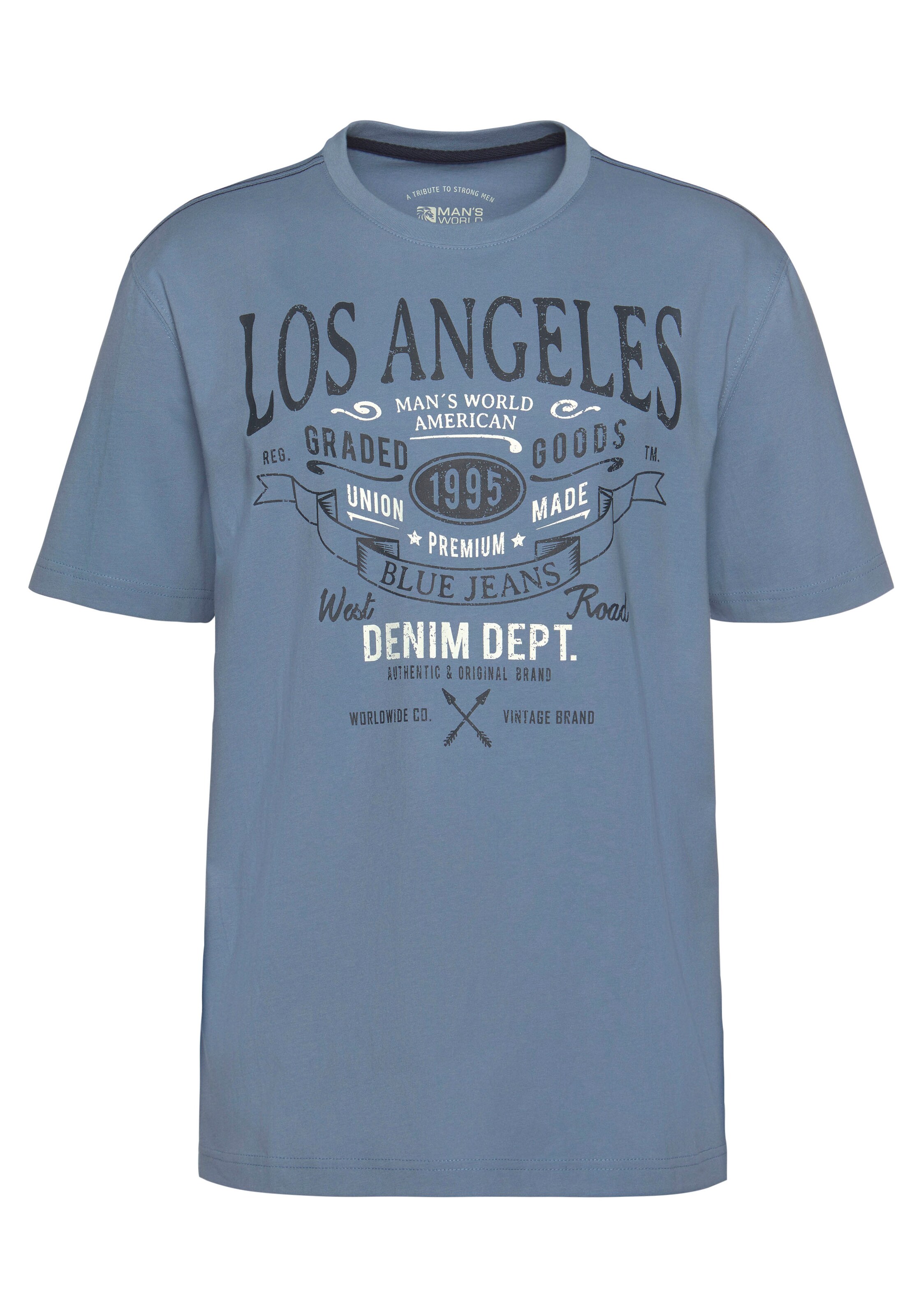 Man's World Shirt in Blue: front