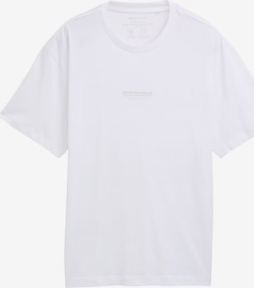 TOM TAILOR DENIM T-Shirt in Weiß: Vorderseite