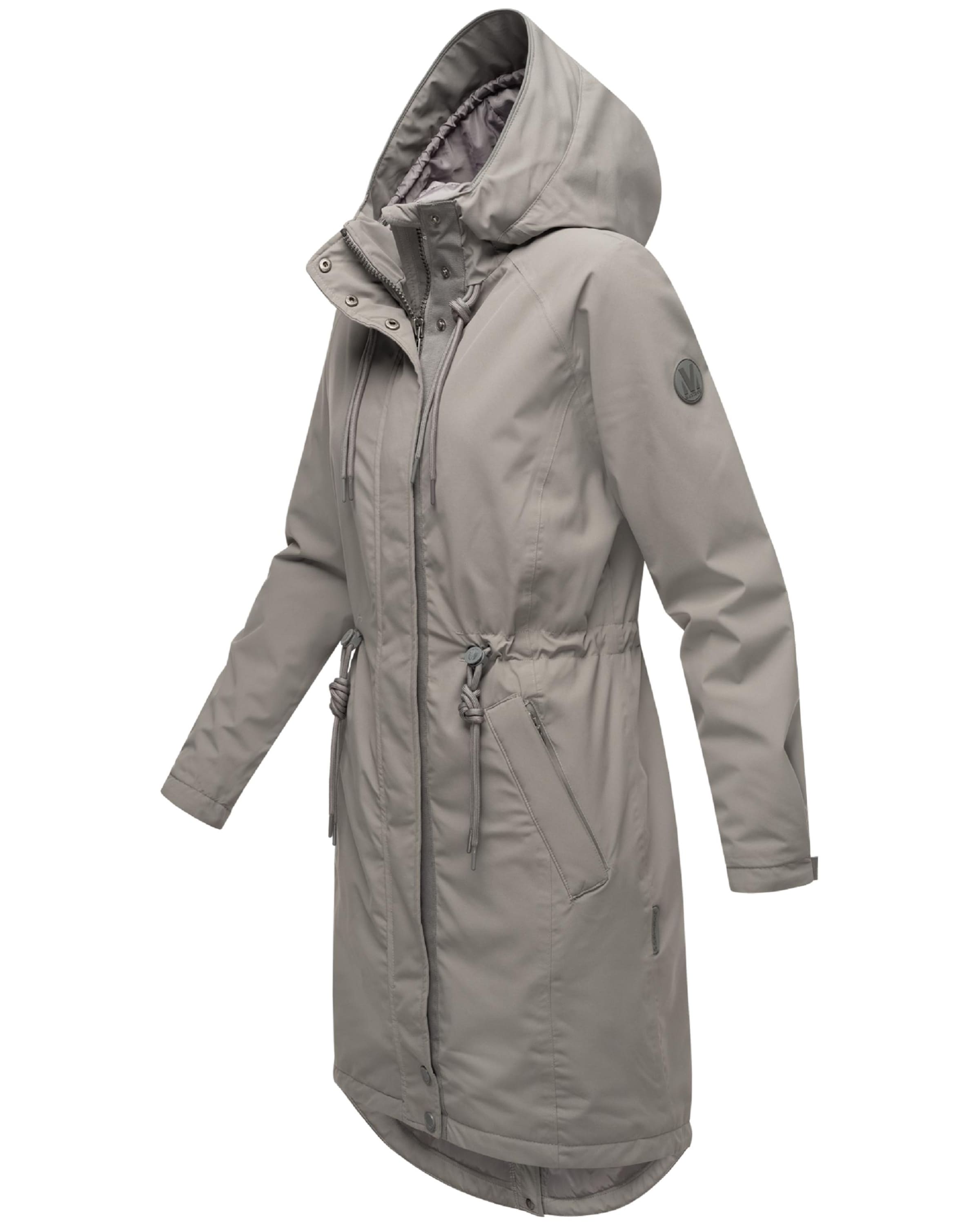 Palton de primăvară-toamnă 'Megumii 16' de la MARIKOO pe gri