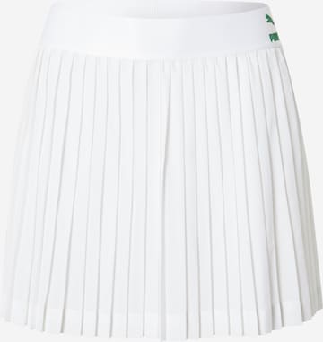 PUMA Athletic Skorts in White: front