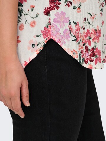 ONLY Carmakoma Bluse 'CARVica' i hvid