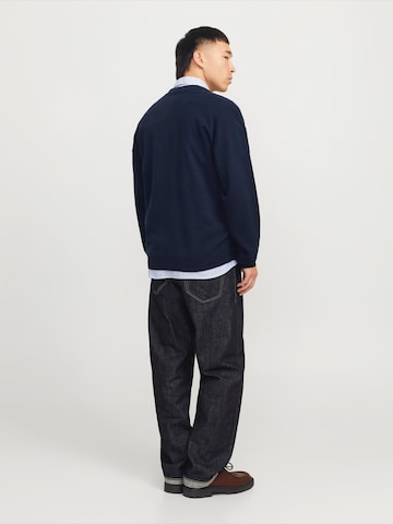 Geacă tricotată 'JWHCALVIN' de la JACK & JONES pe albastru: spate