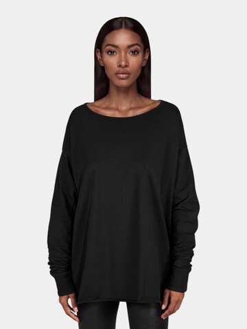 Made By Society Shirt 'LOOSE FIT T-SHIRT - T27830' in Black