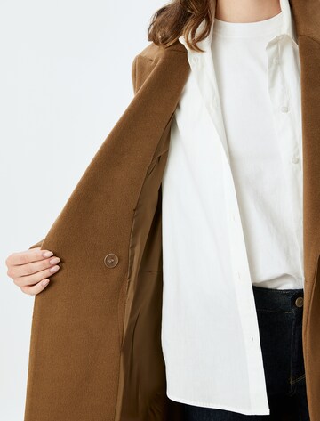 Koton Between-Seasons Coat in Brown