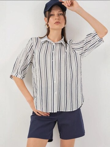 Camicia da donna di Bigdart in bianco: frontale
