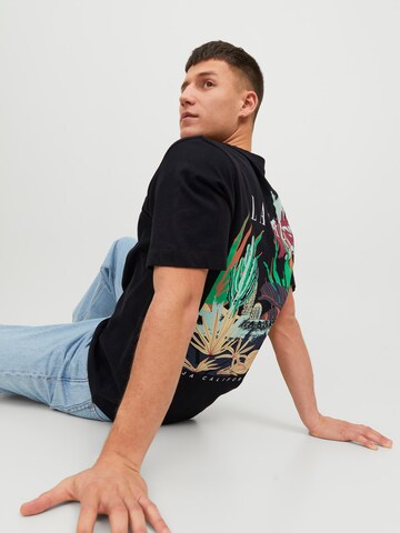 Tricou 'BELMONT' de la JACK & JONES pe negru