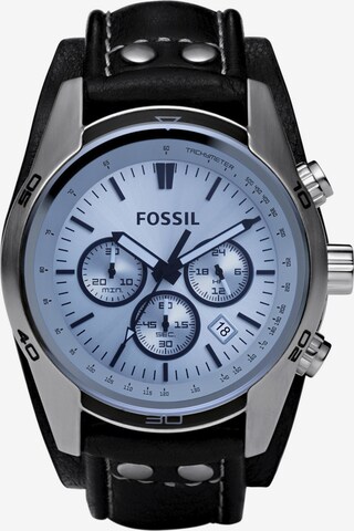 FOSSIL Analog klocka 'Coachman' i svart: framsida