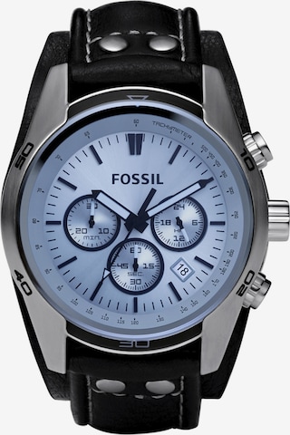 FOSSIL Analog klokke 'Coachman' i svart: forside