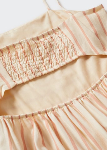 MANGO Summer Dress 'Paola' in Beige