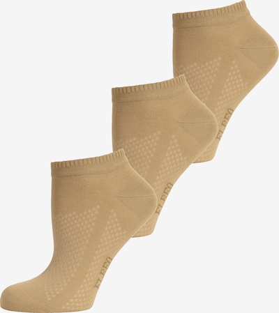 ELBEO Ankle Socks ' 3er-Pack Breathable ' in Beige, Item view