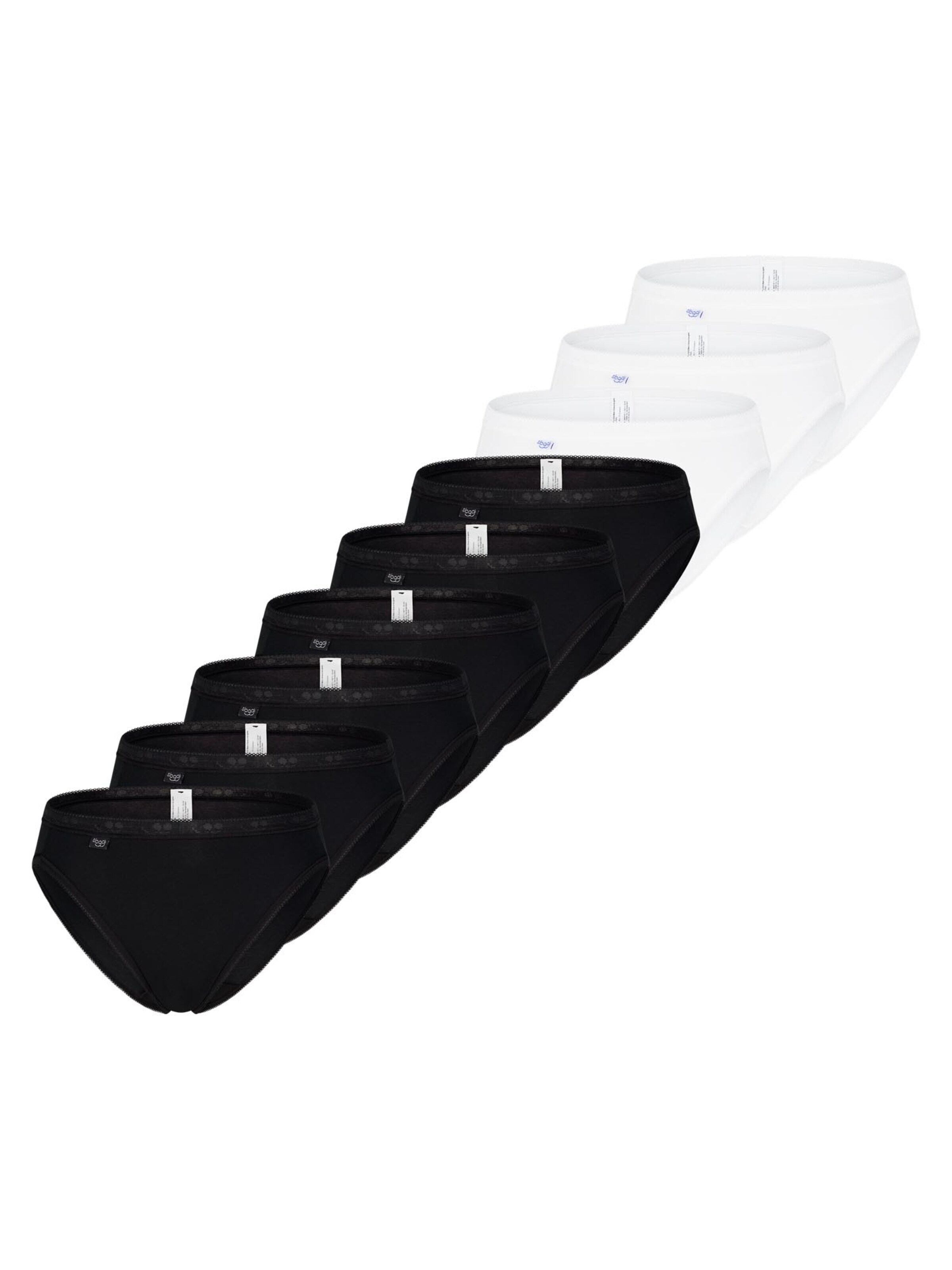 SLOGGI Slip 'Basic+'‌‌‌ in Schwarz: Vorderseite