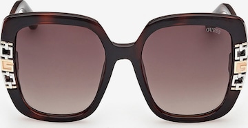 Occhiali da sole di GUESS in marrone: frontale