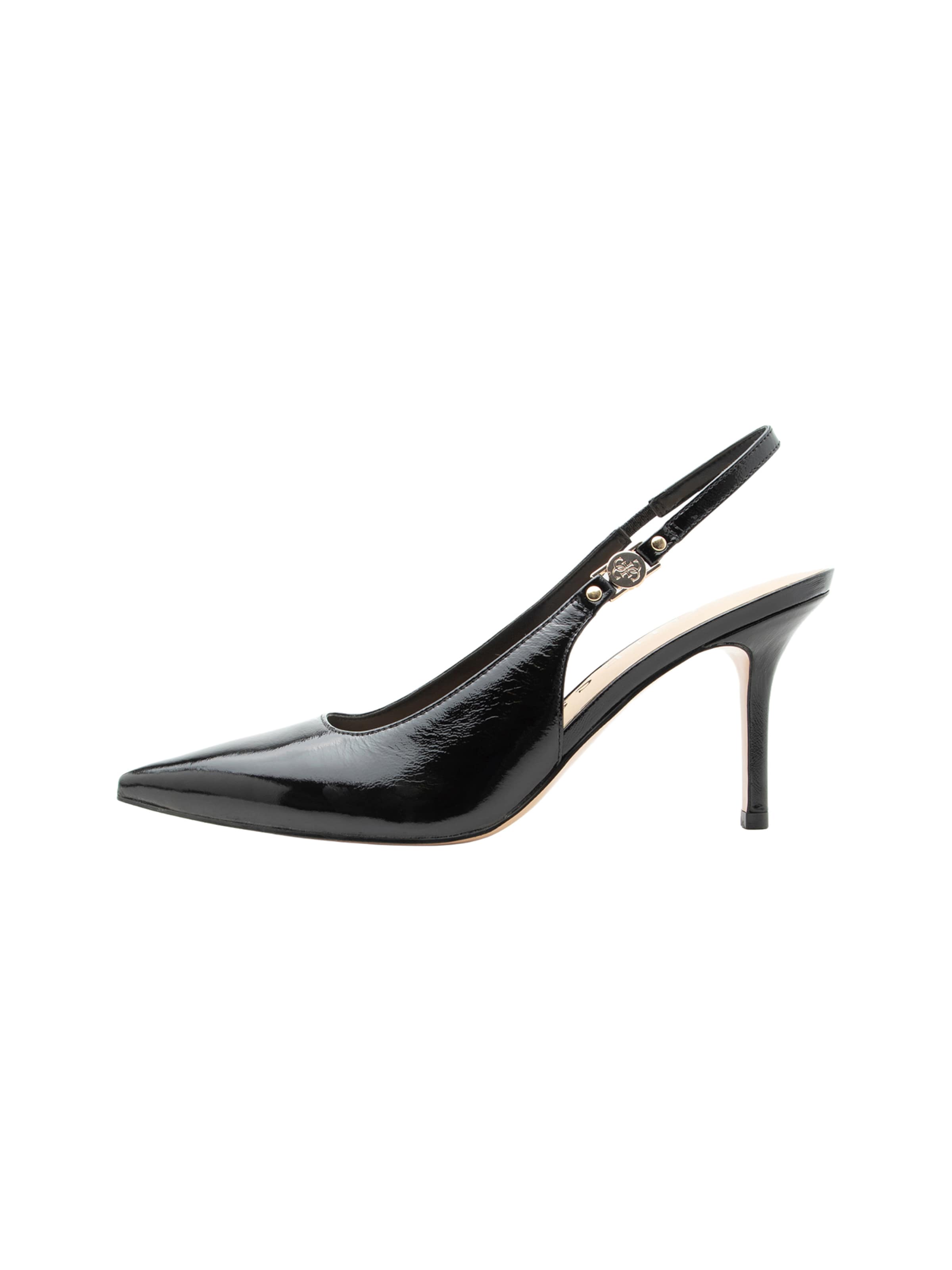 GUESS Slingpumps 'NASHILY' in Zwart: voorkant