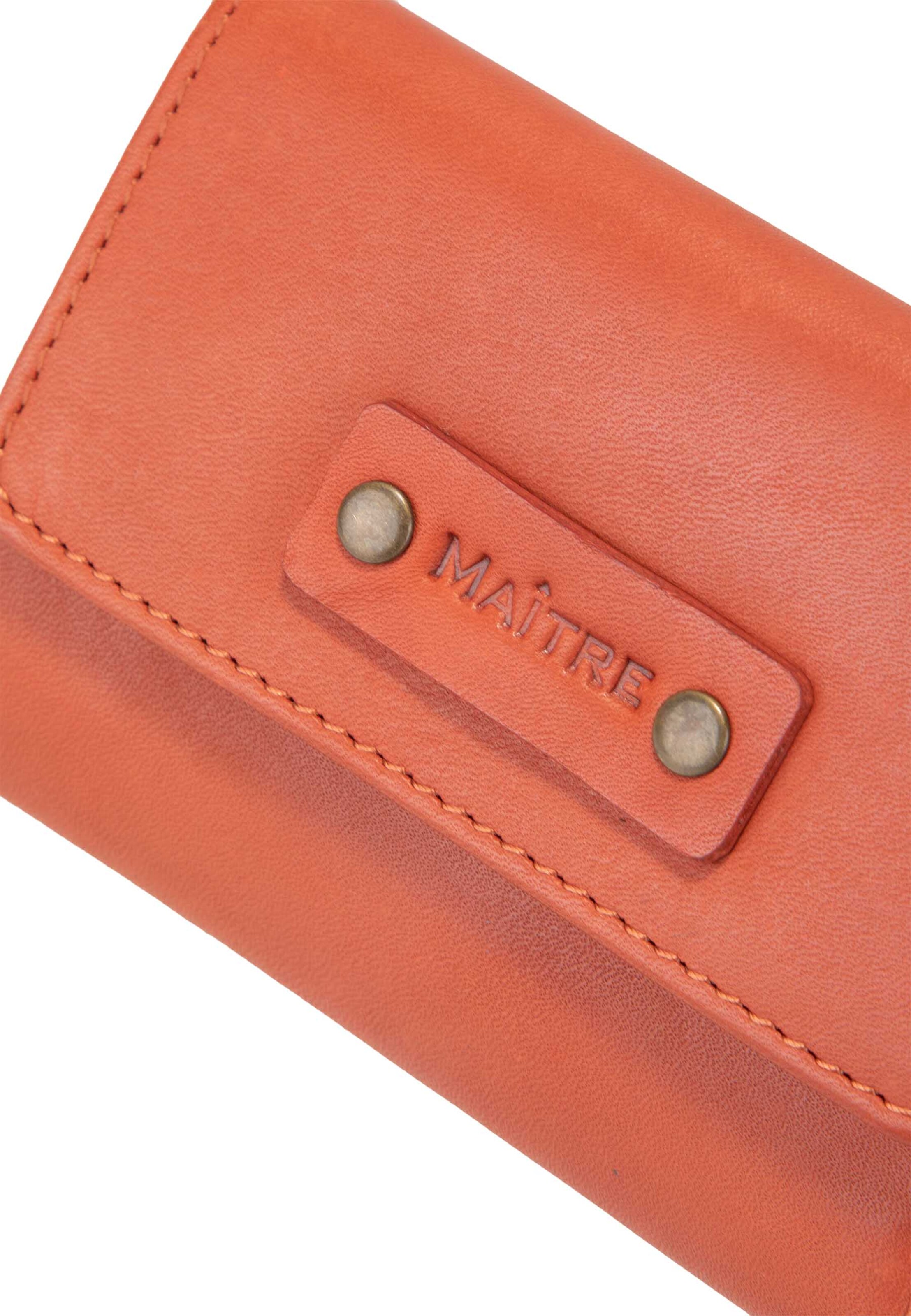 Portamonete 'Steinbach Ilsebill' di Maître in arancione