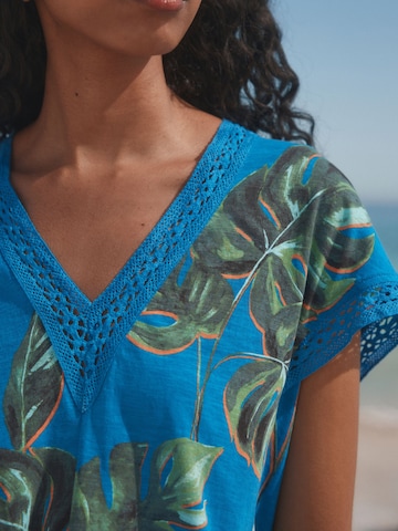 Next - Camiseta en azul