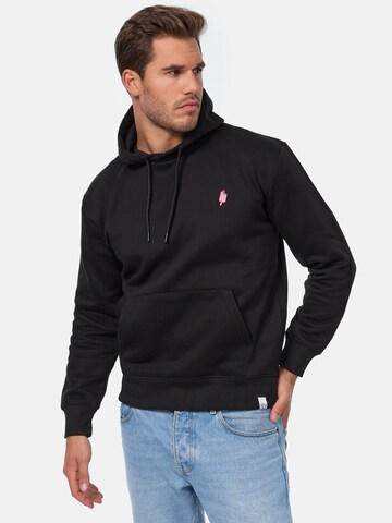 Mikon Sweatshirt 'Eis' in Schwarz