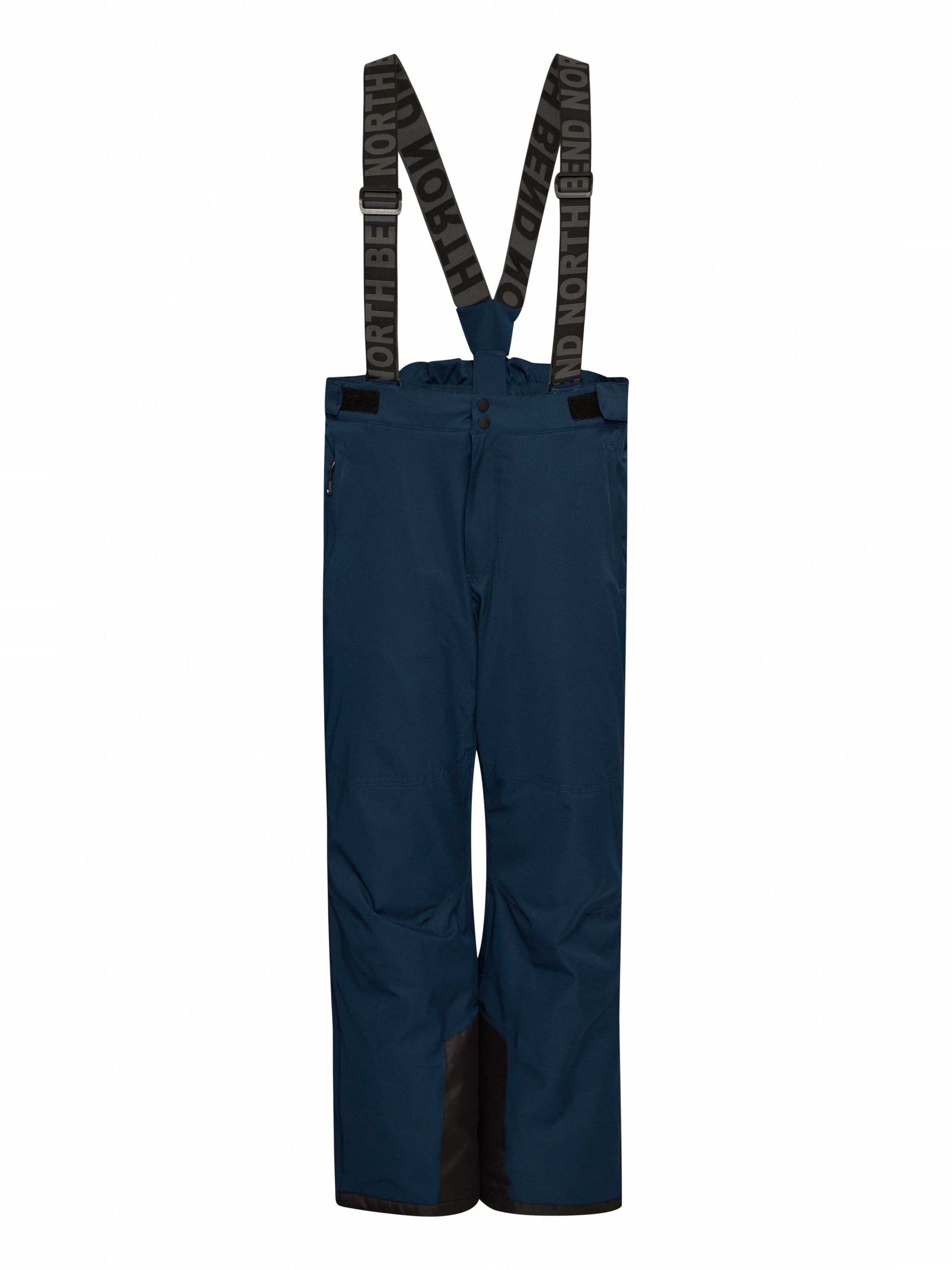 North Bend Regular Outdoor trousers in Blue: front
