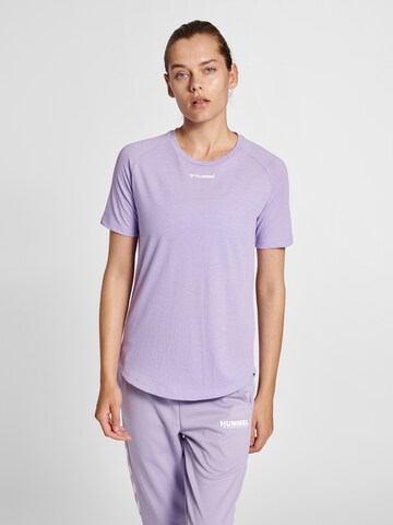 T-shirt fonctionnel 'VANJA ' Hummel en violet : devant