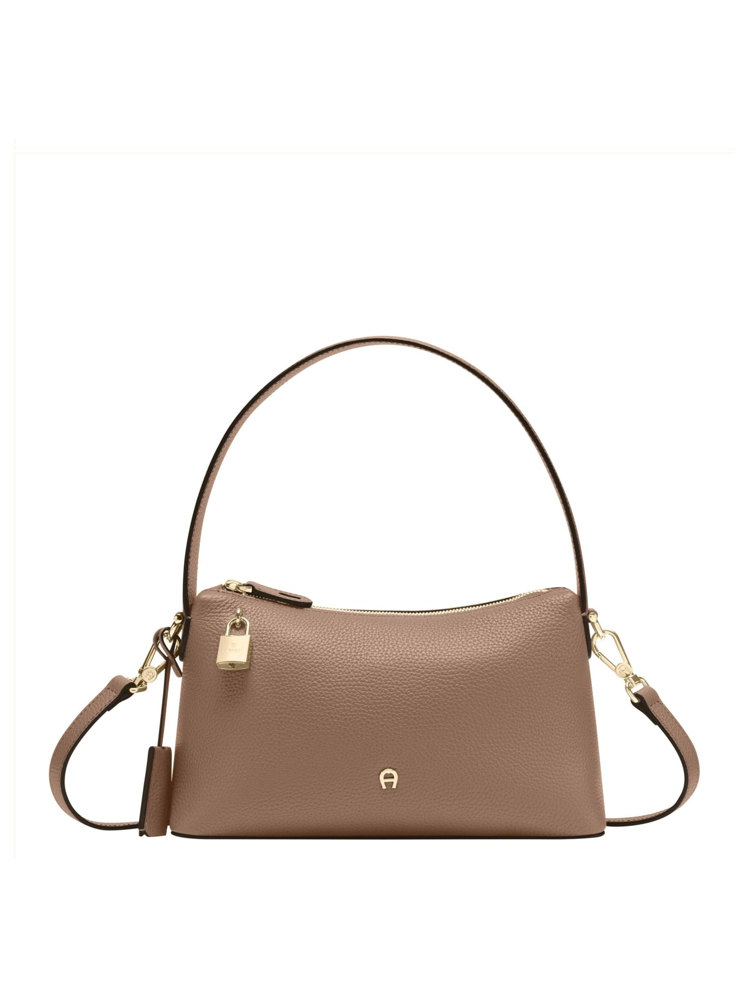 AIGNER Schultertasche 'Delia S'‌‌‌‌ in Grau: Vorderseite
