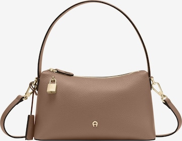 AIGNER Schultertasche 'Delia S' in Grau: Vorderseite