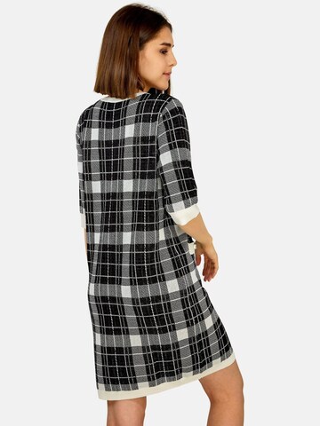 TOOche Dress 'A Scacchi' in Black