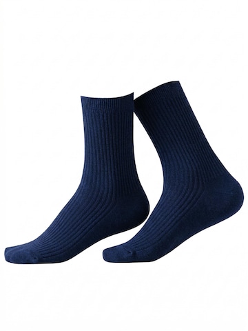 Millo Socken 'Cosy Steps'‌‌‌ in Blau: Vorderseite
