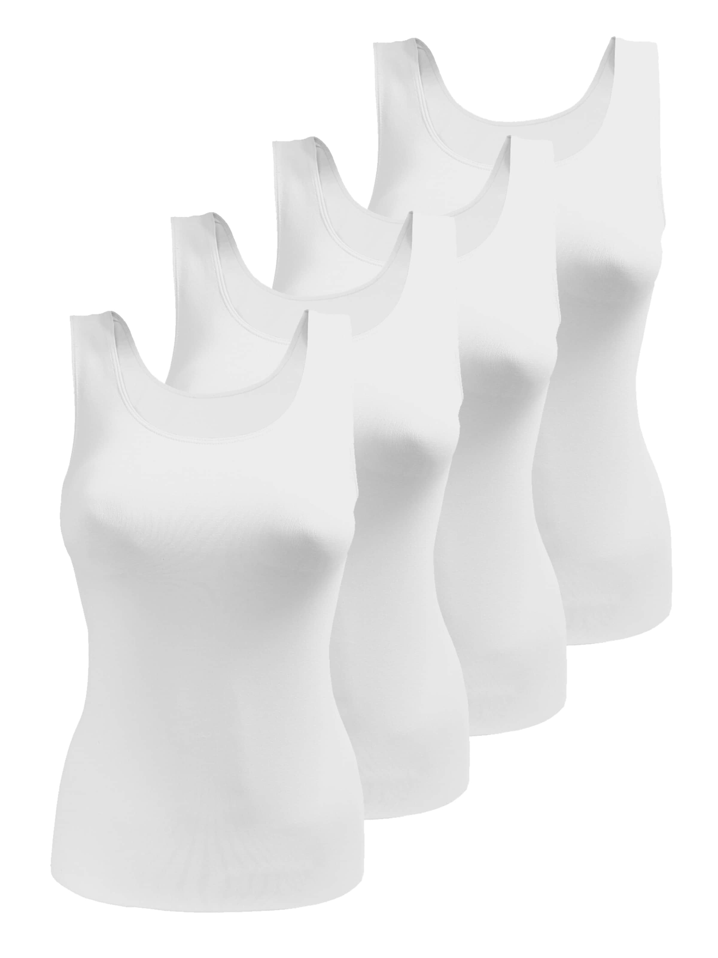 Yenita Onderhemd in Wit: voorkant