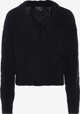 faina Strickjacke in Schwarz: predná strana