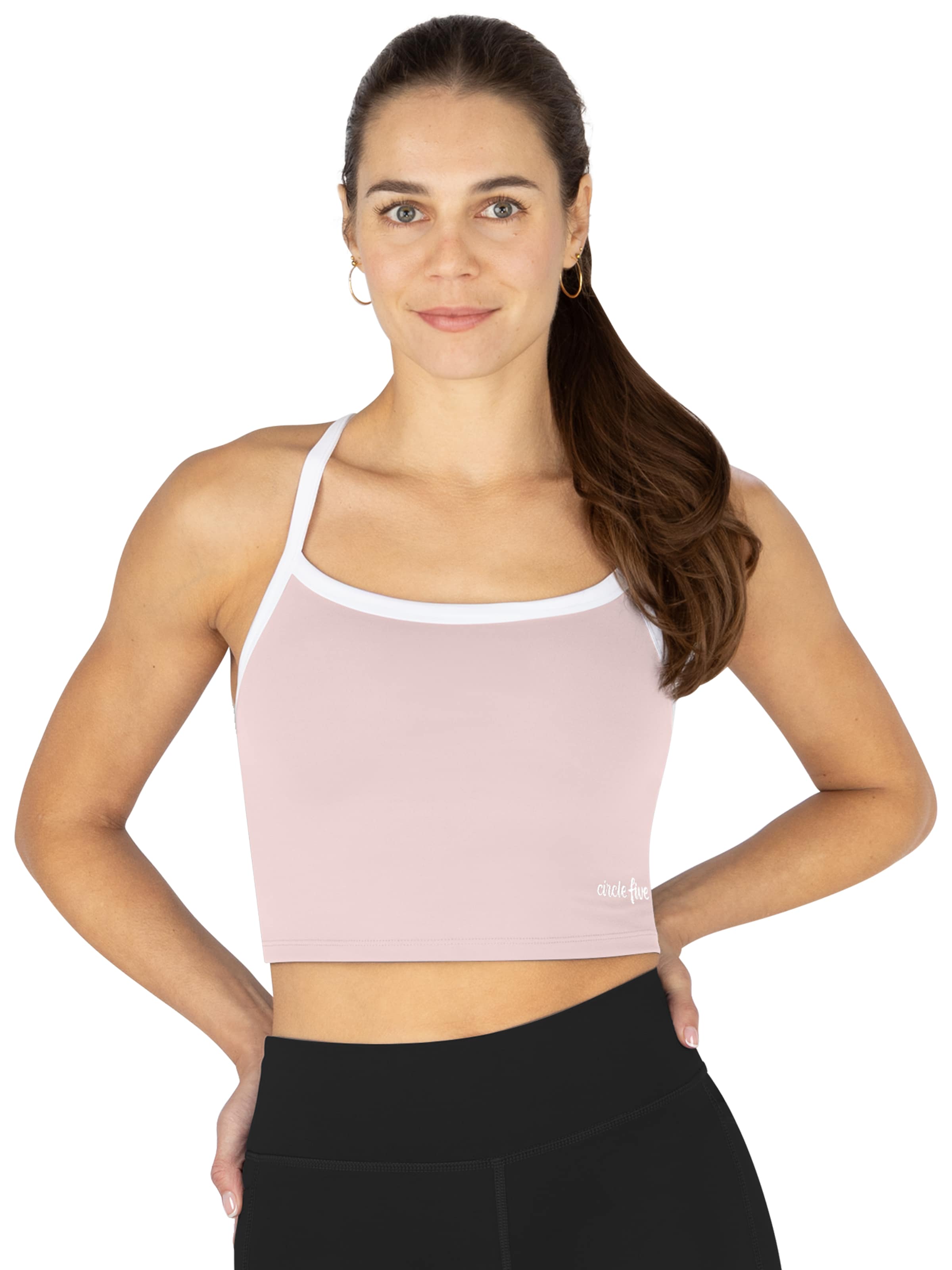 Circle Five Sporttop 'Sporttop mit integrierten Cups'‌‌‌‌‌‌‌‌ in Pink: Vorderseite