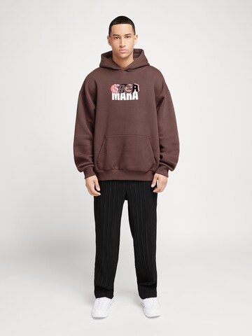 Casa Mara Sweatshirt 'Patches' in Bruin