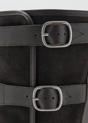 MANGO Stiefel 'Billas' in Grau